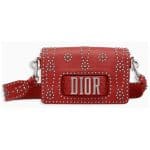Dior Red Studded Dio(r)evolution Flap Bag