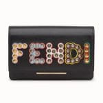 Fendi Black Fun Fair Wallet On Chain Bag