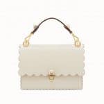 Fendi White Kan I Bag