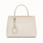 Fendi White Petite 2Jours Bag