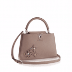 Louis Vuitton Beige Monogram Flower Embellished Capucines PM Bag