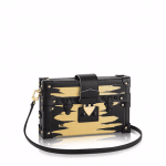 Louis Vuitton Black Golden Light City Petite Malle Bag