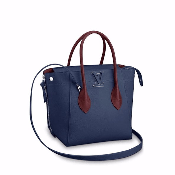 Louis Vuitton, Bags, Louis Vuitton Freedom Handbag Calfskin Blue