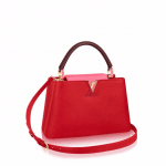 Louis Vuitton Red Capucines PM Bag