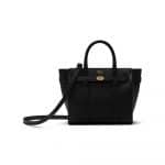 Mulberry Black Mini Zipped Bayswater Bag