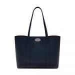 Mulberry Bright Navy Cross Grain Leather Bayswater Tote Bag