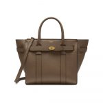 Mulberry Clay Small Classic Grain Small Zipped Bayswater Bag