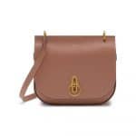 Mulberry Dark Blush Amberley Satchel Bag