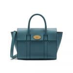 Mulberry Dark Frozen Small Classic Grain Small Bayswater Bag