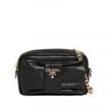 Prada Black Bow Camera Bag