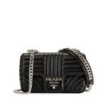 Prada Black Diagramme Small Shoulder Bag