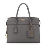 Prada Dark Gray Medium Esplanade Bag