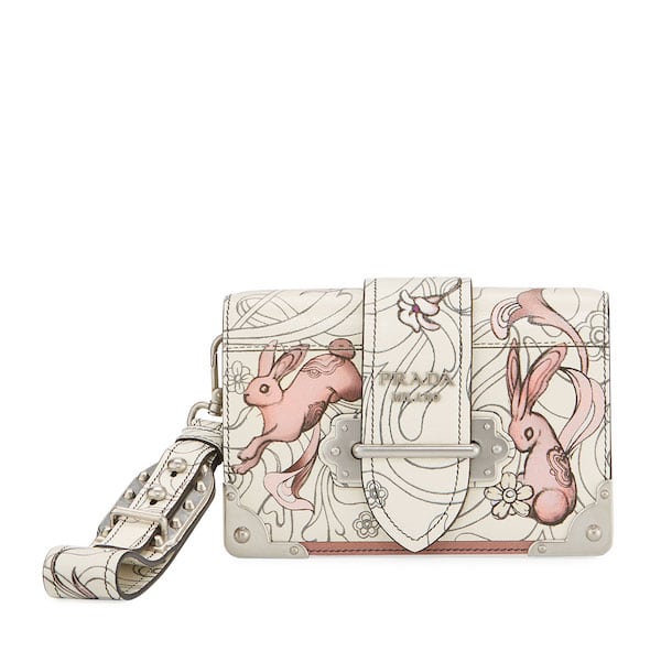 prada rabbit print bag