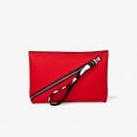 Proenza Schouler Cardinal Pebbled Leather Zip Pouch Bag