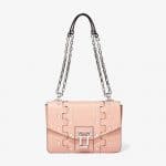 Proenza Schouler Deep Blush Studded Hava Chain Shoulder Bag