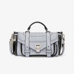 Proenza Schouler Dove Grey Zip PS1+ Tiny Bag