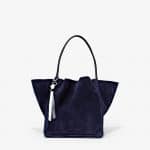 Proenza Schouler Indigo Suede Extra Large Tote Bag