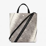 Proenza Schouler Roccia/Black Embossed Lizard Hex Tote Bag