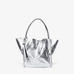 Proenza Schouler Silver Metallic Extra Large Tote Bag