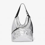 Proenza Schouler Silver Metallic Large Hobo Bag