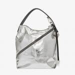 Proenza Schouler Silver Metallic Medium Hobo Bag