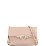 Valentino Beige Rockstud Medium Shoulder Bag