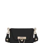 Valentino Black Demilune Crossbody:Belt Bag