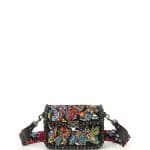 Valentino Black Embroidered Guitar Rockstud Rolling Noir Shoulder Bag