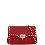 Valentino Red Rockstud Medium Shoulder Bag