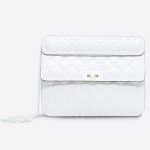 Valentino White Free Rockstud Spike Medium Chain Bag