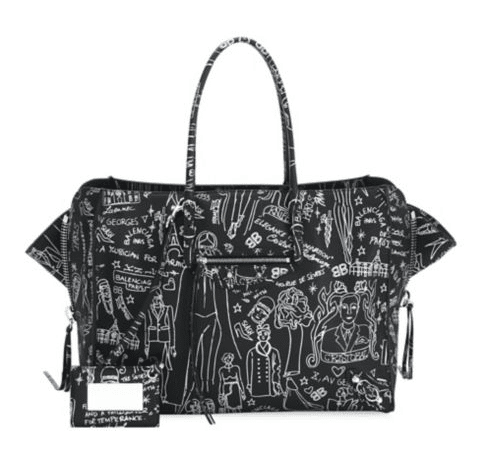 Balenciaga Papier B4 Tattoo Zip-Around Bag