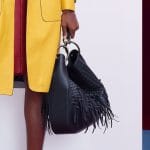 Bottega Veneta Black Tasseled Intrecciato Hobo Bag - Pre-Fall 2018