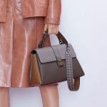 Bottega Veneta Gray/Brown Piazza Bag - Pre-Fall 2018