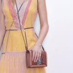 Bottega Veneta Pink Snakeskin Montebello Bag - Pre-Fall 2018