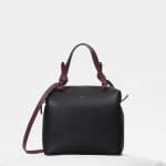 Celine Black Smooth Calfskin Small Soft Cube Bag