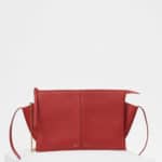Celine Dark Claycourt Clutch Tri-Fold Bag
