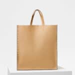 Celine Sand Satinated Natural Calfskin Studs Cabas Bag
