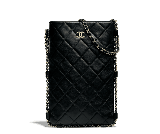 Chanel Lambskin Clutch with Chain