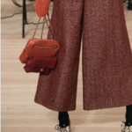 Chanel Red Classic Flap and Orange Chevron Bag - Pre-Fall 2018