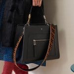 Fendi Black Runaway Top Handle Bag - Pre-Fall 2018