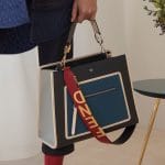 Fendi Black/Blue Runaway Top Handle Bag - Pre-Fall 2018