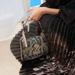 Fendi Dark Green Python Kan I F Bag - Pre-Fall 2018