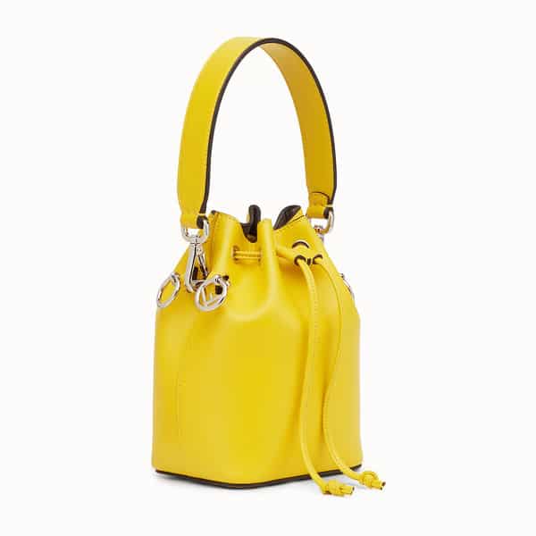 Fendi FF Embossed Calfskin Mon Tresor Mini Bucket Bag (SHF-18974) – LuxeDH