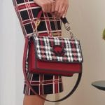 Fendi Red Woven Plaid Kan I F Bag - Pre-Fall 2018