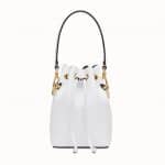 Fendi White Mon Tresor Bucket Bag