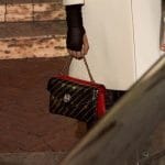 Gucci Black/Red Printed Flap Bag - Pre-Fall 2018
