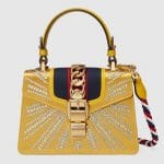 Gucci Crystal Embellished Mini Sylvie Bag