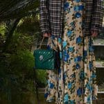 Gucci Green Printed Flap Bag - Pre-Fall 2018