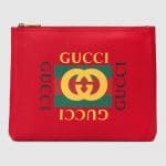 Gucci Printed Leather Medium Portfolio Bag