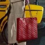 Gucci Red GG Marmont Tote Bag - Pre-Fall 2018